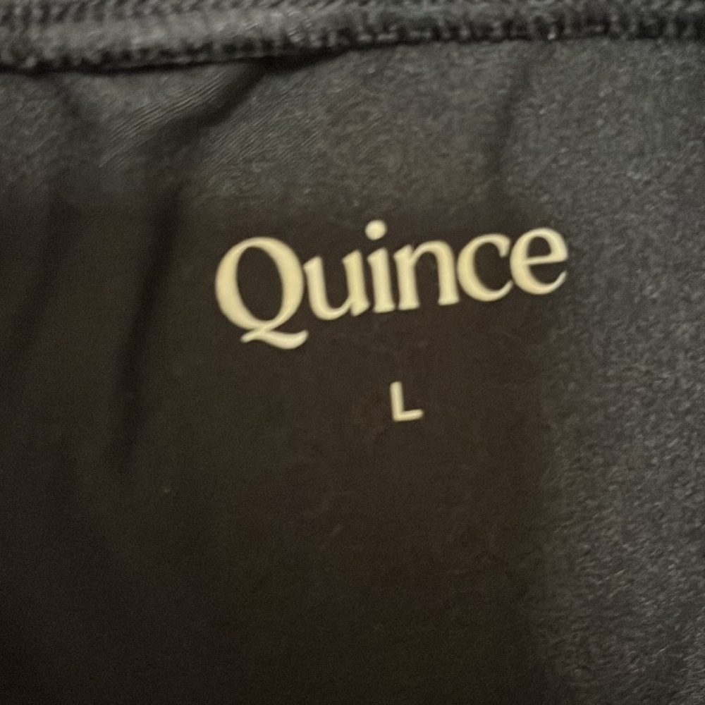 Quince Flow Knit Wide Leg Black Pant Size L - Picture 5 of 9
